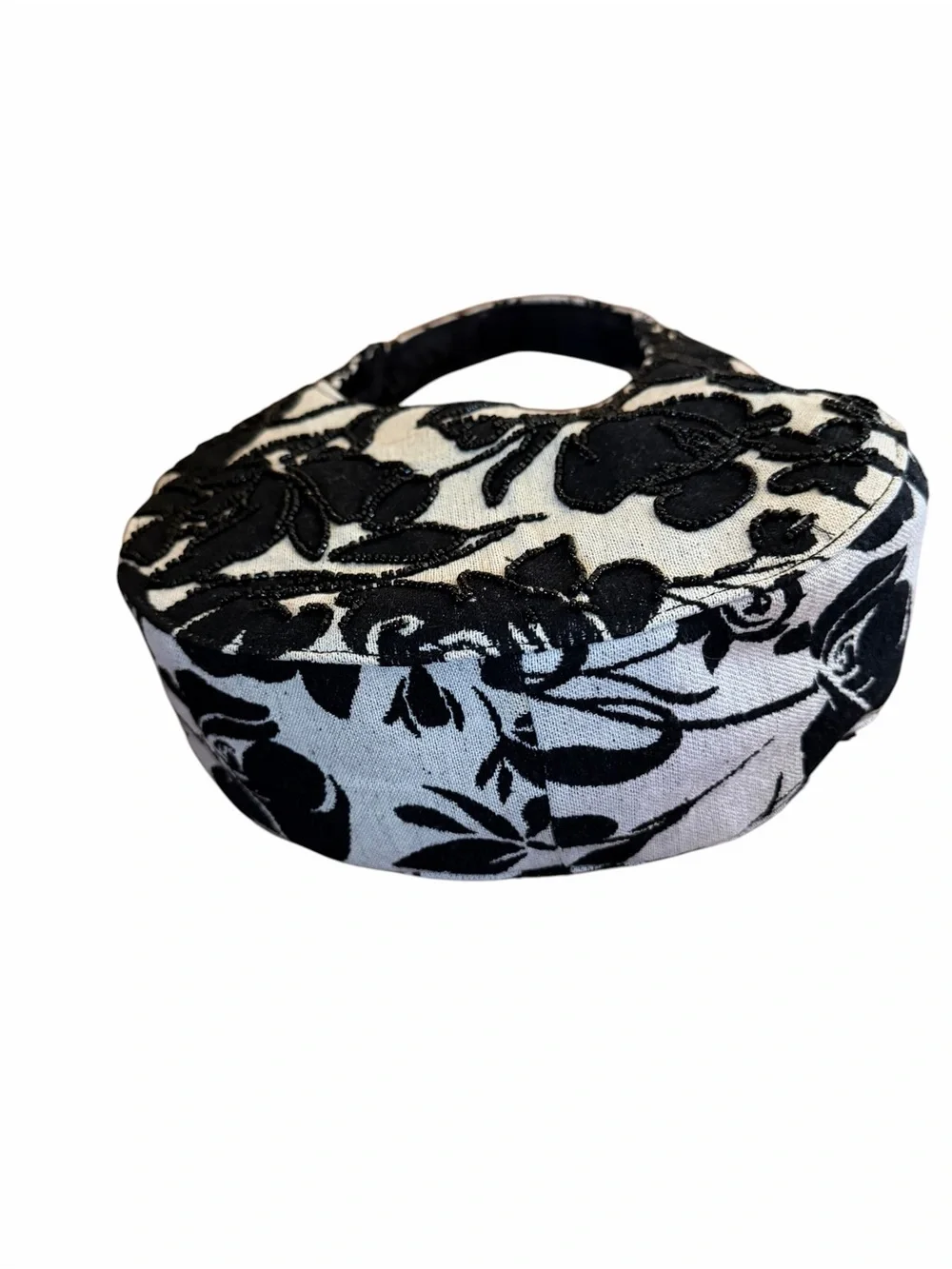 Floral Embroidered Small Hobo Bag
